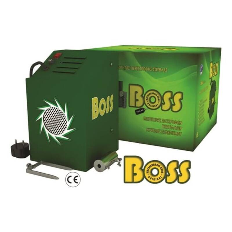 Μοτέρ σούβλας Boss Type 2 με πράσινο περίβλημα και συσκευασία